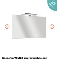 Specchio bagno con lampada led nuovi