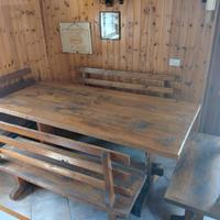 tavolo e panche