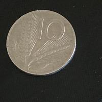 Moneta 10 lire "spighe" anno 1982