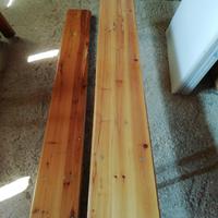 Panchine tipo feste all'aperto 2 pezzi