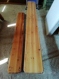 Panchine tipo feste all'aperto 2 pezzi