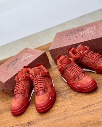 Scarpe da basket Air Jordan 4 Red Brick, taglia 45