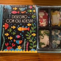 Libro “Disegno con gli Adesivi”, ed.  Usborne