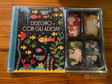 Libro “Disegno con gli Adesivi”, ed.  Usborne