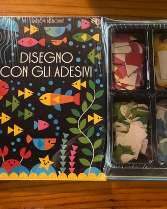 Libro “Disegno con gli Adesivi”, ed.  Usborne