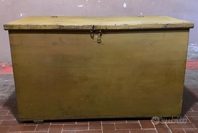 Cassapanca antica stile rustico primi anni '900