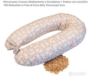 Cuscino Allattamento con imbottitura di farro BIO