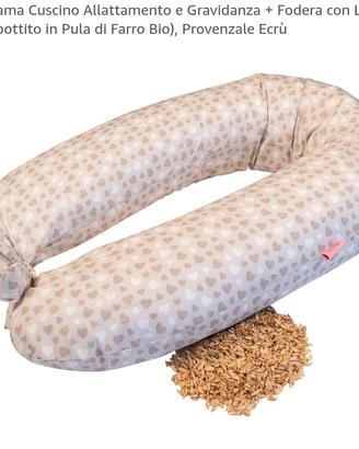 Cuscino Allattamento con imbottitura di farro BIO