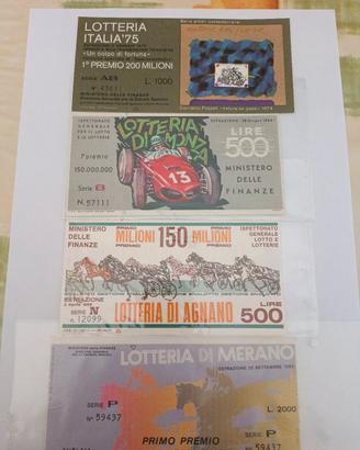 biglietti lotterie nazionali italiane 