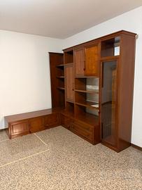 Mobile soggiorno ad angolo in legno massello