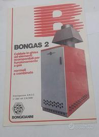 pubblicità depliant caldaia BONGAS 2 BONGIOVANNI