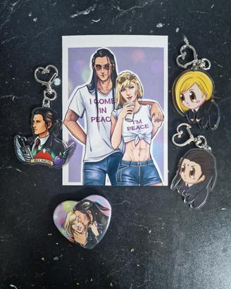 Bundle portachiavi Tseng Elena FF7 Final Fantasy