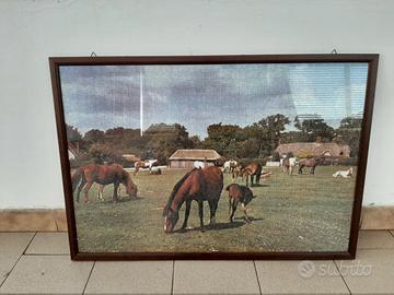 Quadro "Cavalli nella prateria" puzzle 