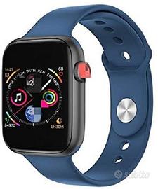 Smart watch cinturino blu t5s bluetooth call touch