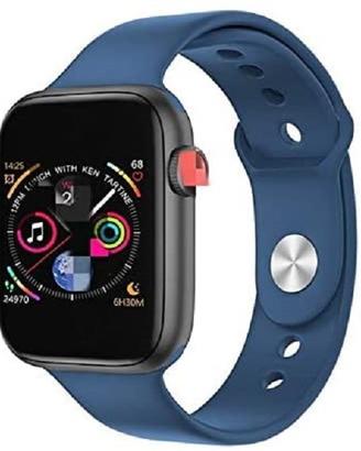 Smart watch cinturino blu t5s bluetooth call touch