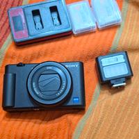 SONY ZV-1 + FLASH + 2 BATT