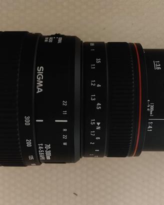 Sigma 75-300 per Sony alpha