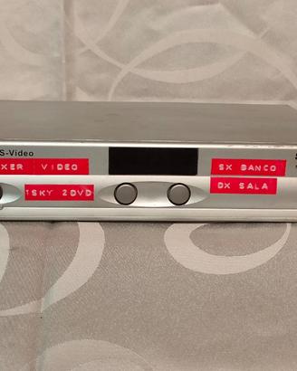 Commutatore per piu sorgenti audio video