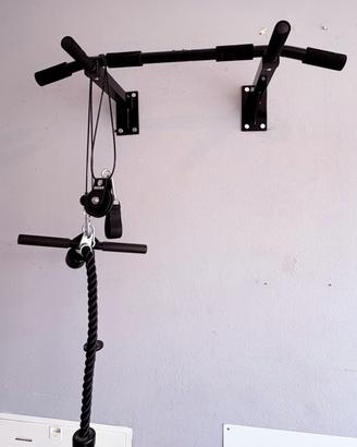 Barra trazione ISE da parete con carrucola 