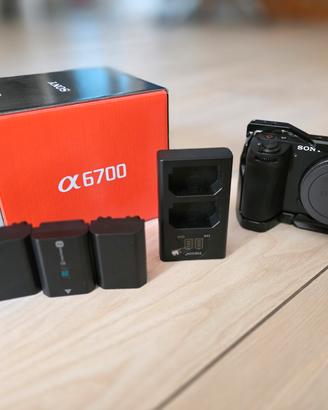 Sony a6700 cage Smallrig batterie