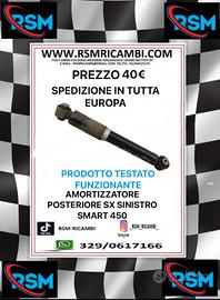 AMORTIZZATORE POSTERIORE SX SMART 450