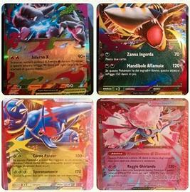 *4CARTE POKÉMON MITICHE 