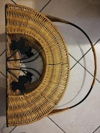 Portariviste in metallo e legno