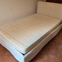 Letto Flou una piazza e mezzo usato con doghe