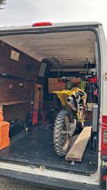 Ducato semicamperizzato trasporto moto bike gare