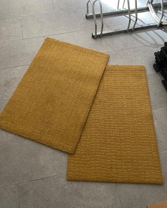 Tappeto IKEA pelo corto 60x90 senape LANGSTED