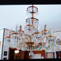 lampadario cristallo di boemia