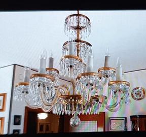 lampadario cristallo di boemia