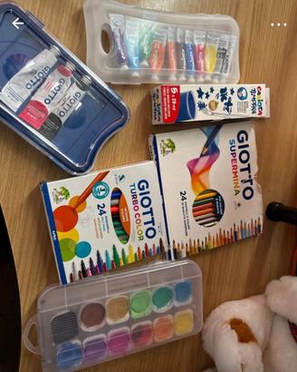Kit colori Giotto e Carioca