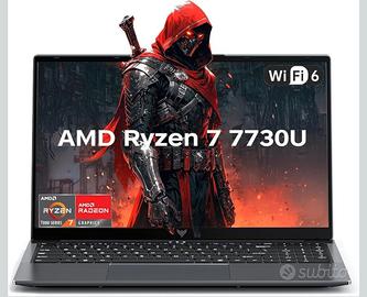 Tivique 16 Inch PC Portatile Gaming Ryzen