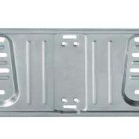 Porta targa anteriore in acciaio