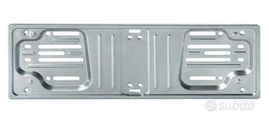 Porta targa anteriore in acciaio