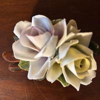 Buquet di rose in porcellana di Capodimonte