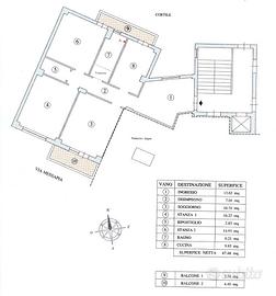 3 vani e accessori 87 mq. . 65.000