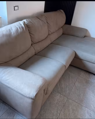 Divano con chaise longue Divani&Divani by Natuzzi