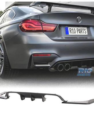 DIFUSORE BMW M3 F80 M4 F82 F83 M PERFORMANCE NERO 