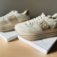 Sneakers Roccobarocco platform color panna 39