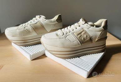 Sneakers Roccobarocco platform color panna 39