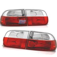 FANALI HONDA CIVIC 91-95 3D ROSSO BIANCO LEX