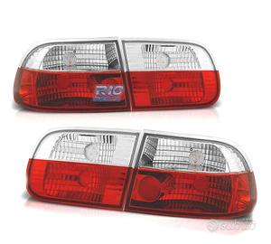 FANALI HONDA CIVIC 91-95 3D ROSSO BIANCO LEX