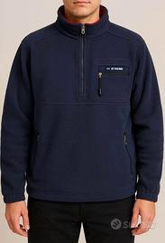 Pile Blu Uomo Taglia L Vintage Outdoor Trekking