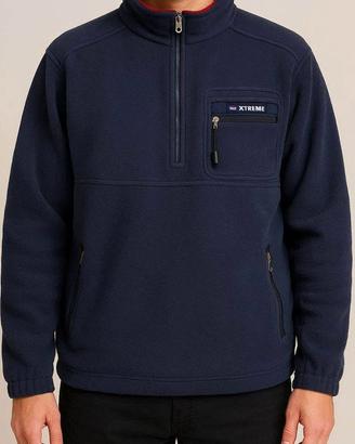 Pile Blu Uomo Taglia L Vintage Outdoor Trekking