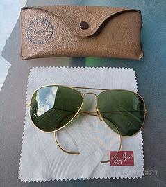 Occhiali da sole Vintage Ray-Ban Aviator originali