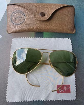 Occhiali da sole Vintage Ray-Ban Aviator originali