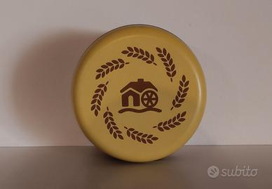 Scatola vintage Mulino Bianco in latta