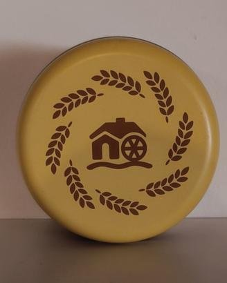 Scatola vintage Mulino Bianco in latta